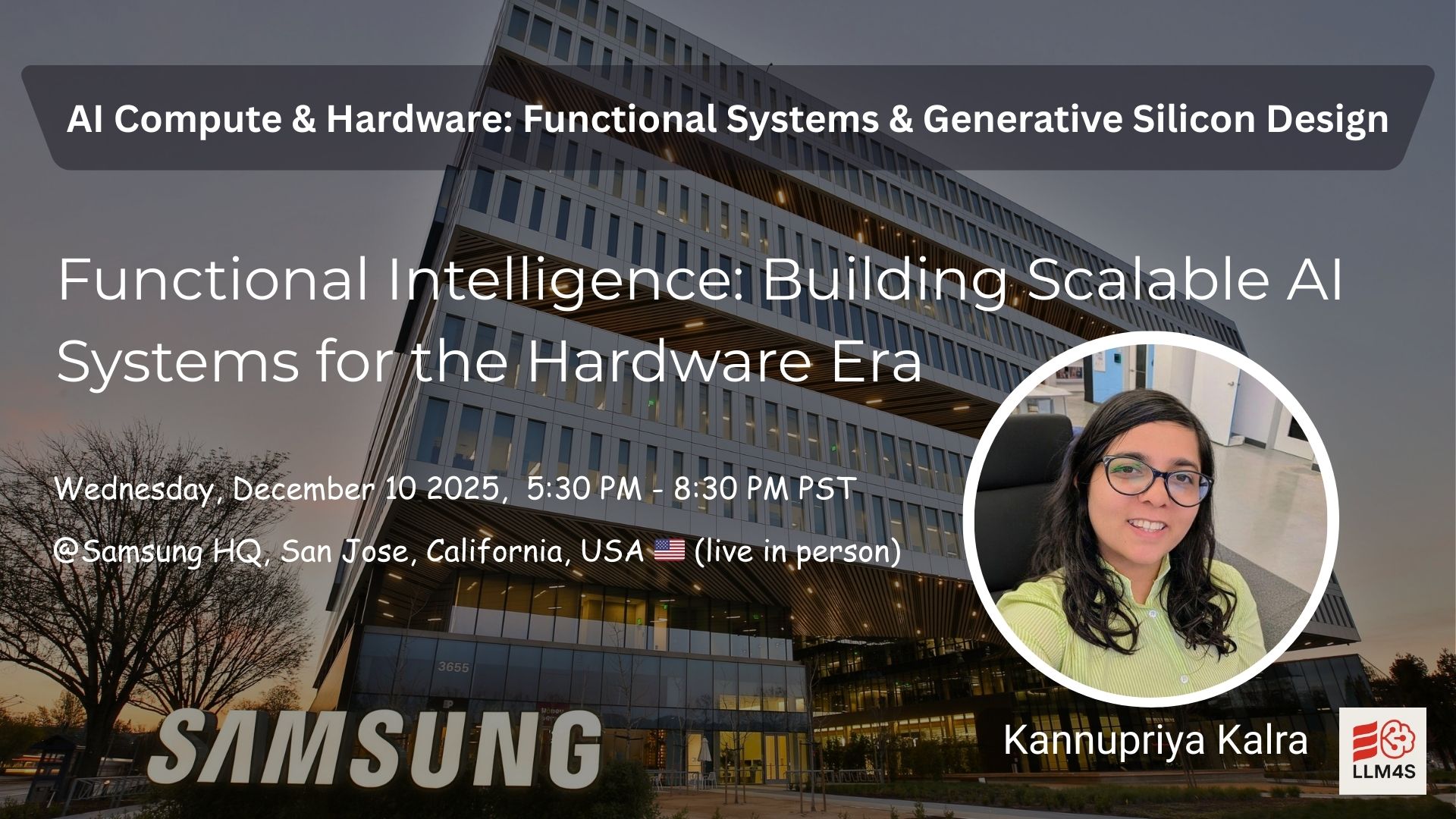 AI Compute & Hardware Conference 2025: Functional Intelligence: Building Scalable AI Systems for the Hardware Era