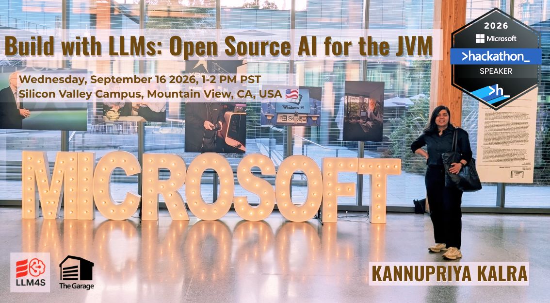 Microsoft Global Hackathon 2026: Build with LLMs: Open Source AI for the JVM