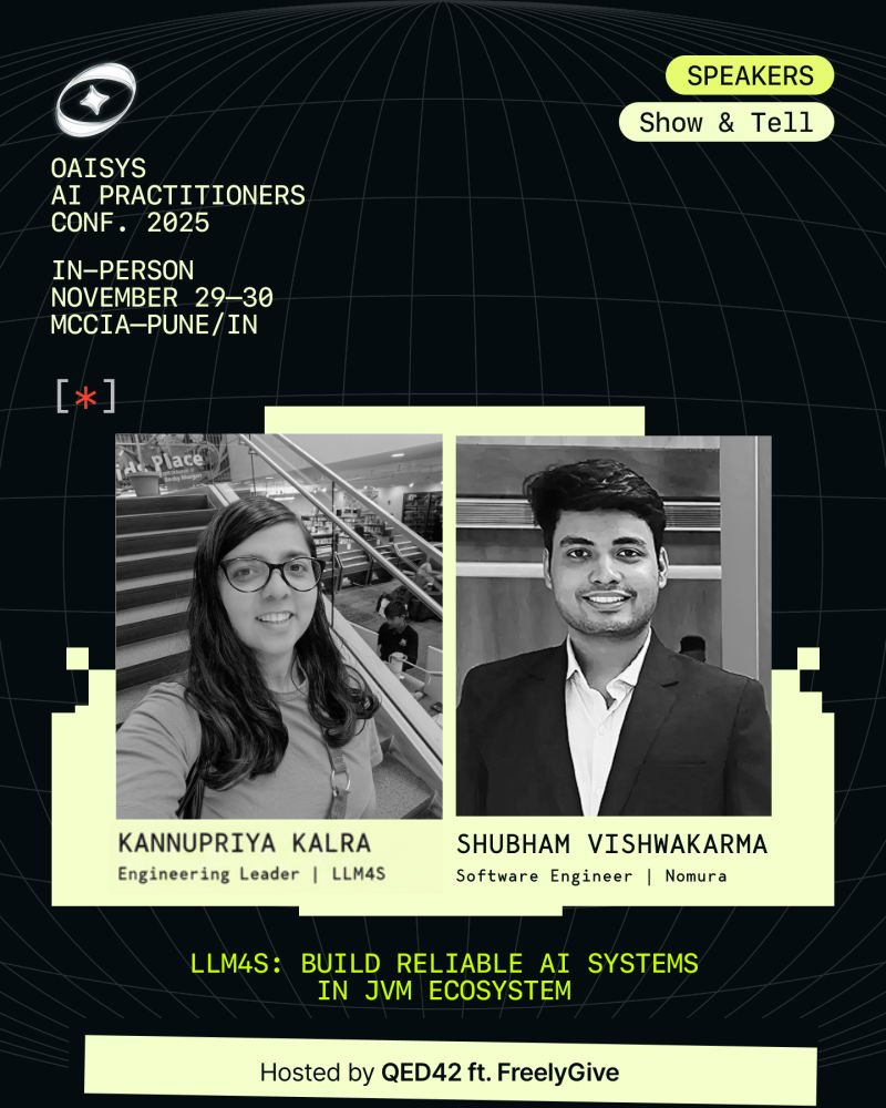 Oaisys Conf 2025: AI Practitioners Conference: LLM4S: Building Reliable AI Systems in the JVM Ecosystem